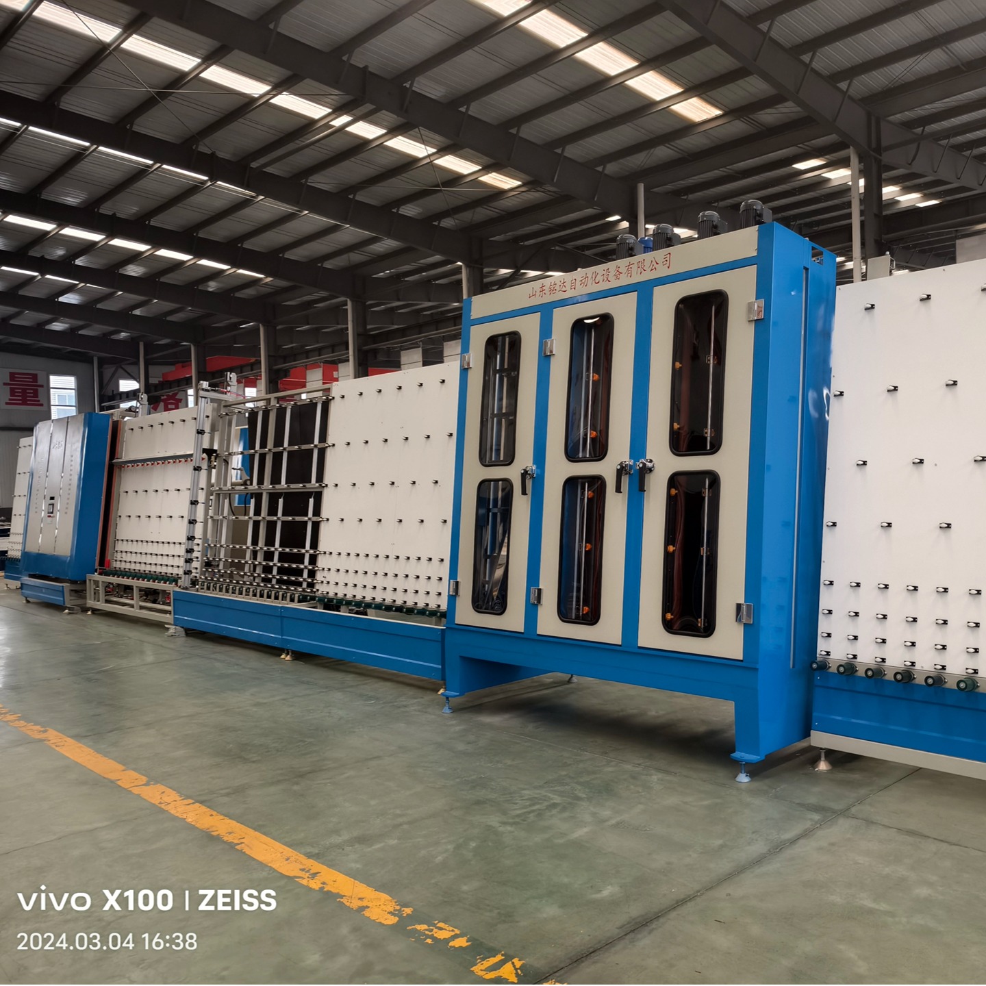 LBP2030 Automatic outer sealing lead screw plate pressing insulating glass production line